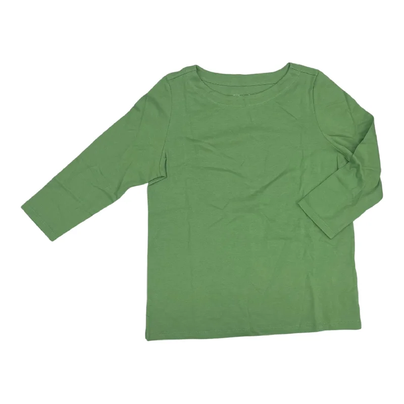 Top 3/4 Sleeve By Coldwater Creek In Green, Size:M