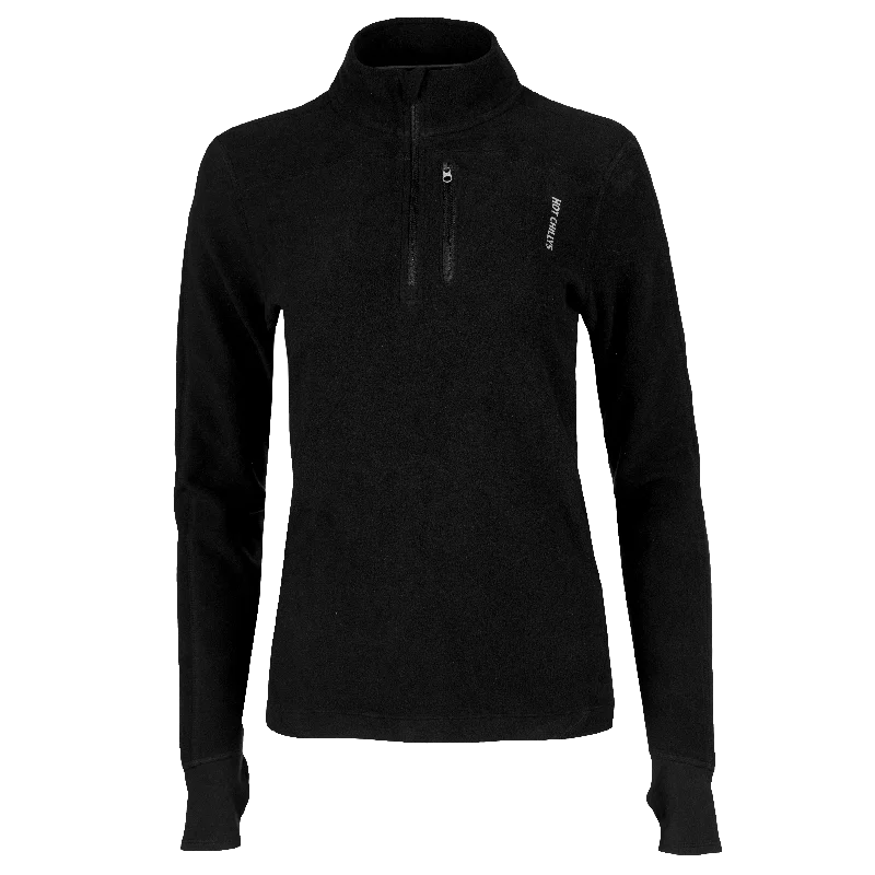 Women's La Montaña Fleece Zip-T - Black/Black