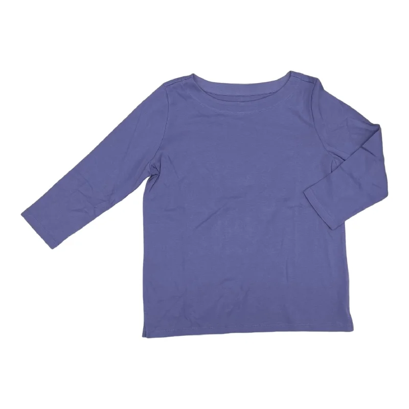 Top 3/4 Sleeve By Coldwater Creek In Purple, Size:M