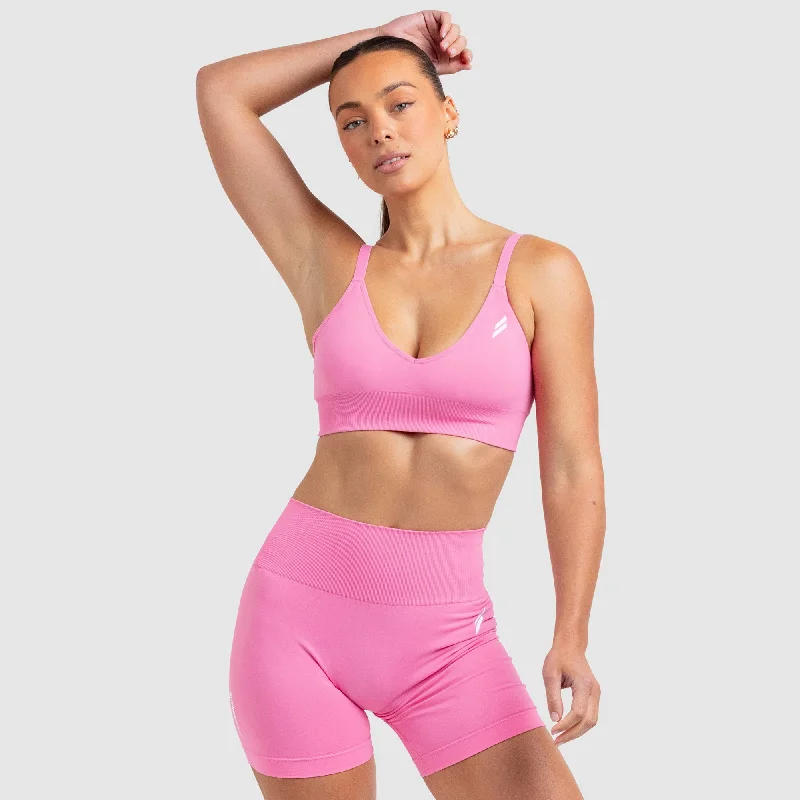 Scrunch 2 Seamless Crop - Bubblegum Pink