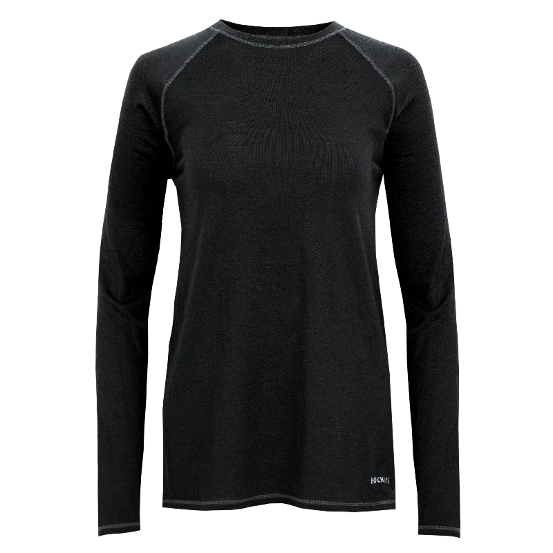 Women's Clima-Wool Merino Crew - Black