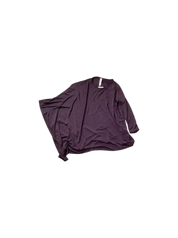 Top Long Sleeve Basic By Clothes Mentor In Purple, Size: L