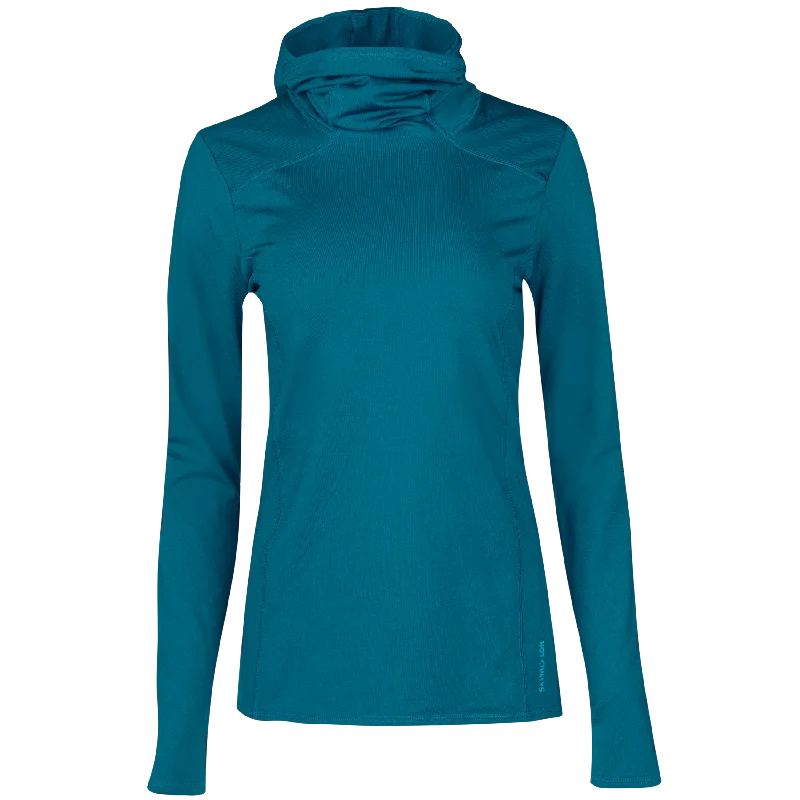 Women's Balaclava Hoodie - Aerial Blue