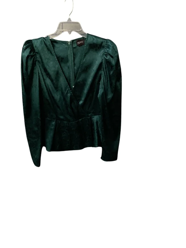 Top Long Sleeve By Free Press In Emerald, Size: L