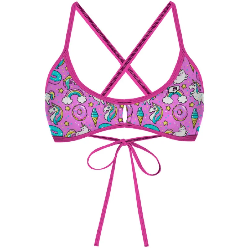 Confetti Demi Tieback Bikini Top