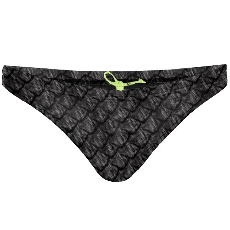 Dragon Scale Tieback Bikini Bottom