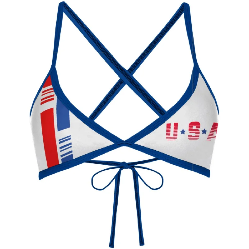 USA Star Tieback Bikini Top