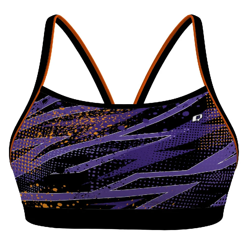 Purple Rain Classic Sports Bikini Top