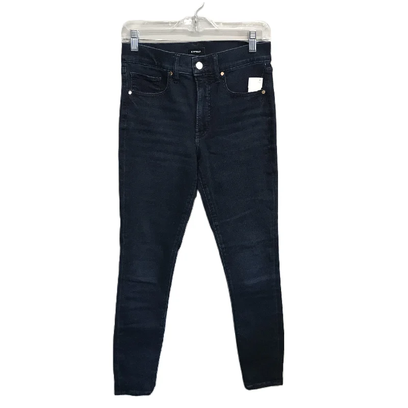 Blue Denim Jeans Skinny By Express, Size: 4