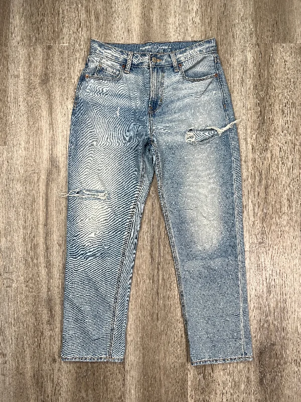 Blue Denim Jeans Straight Old Navy, Size 0