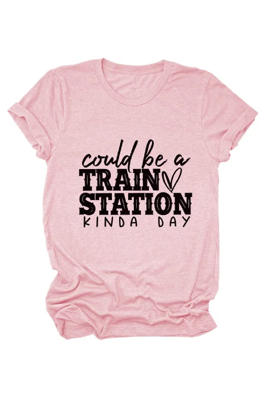 Could Be a Train Station Printed T-shirt