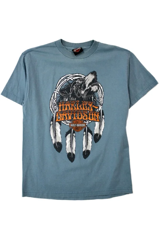 Harley Davidson Motor Cycles - Old Glory Tee