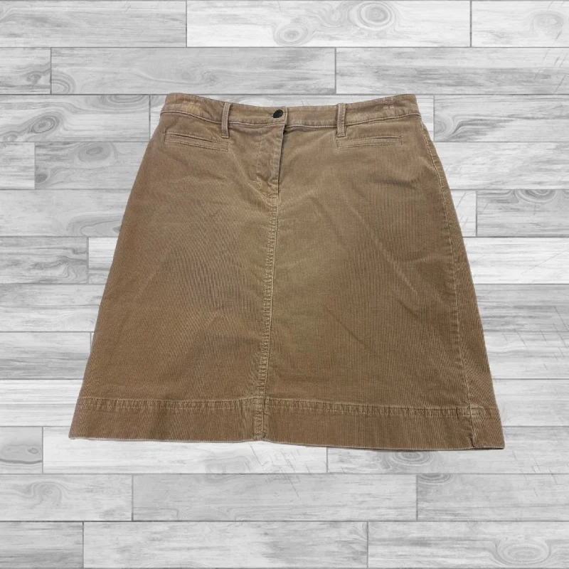 Skirt Mini & Short By Talbots In Brown, Size: 8