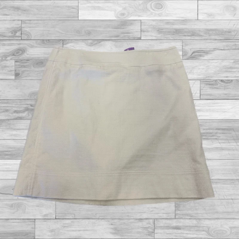 Skirt Mini & Short By Talbots In White, Size: 12