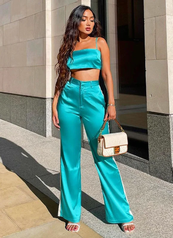 Vintage Lovers Pants - Turquoise