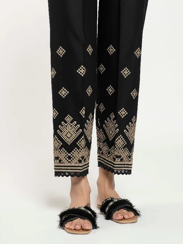 Embroidered Cambric Trouser