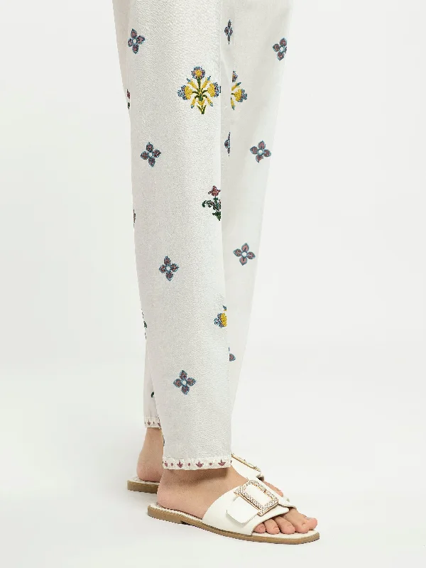 Embroidred Cambric Trousers