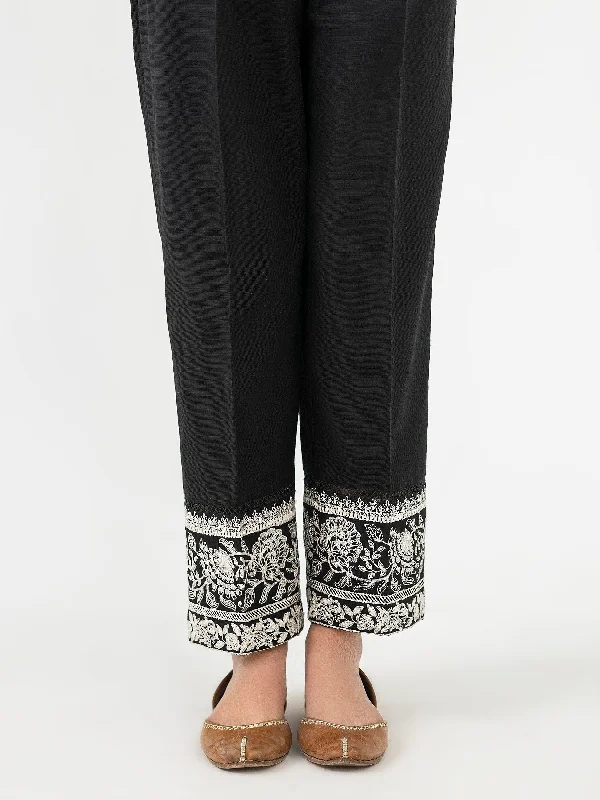 Embroidered Khaddar Trouser