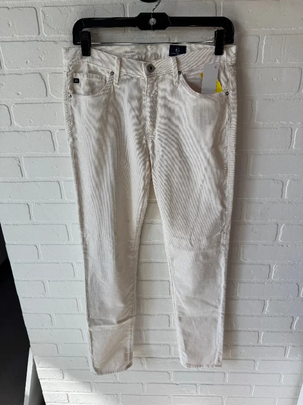 Pants Corduroy By Adriano Goldschmied In Cream, Size: 2