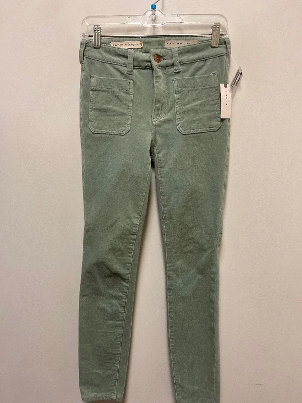 Pants Corduroy By Pilcro In Green, Size: 2