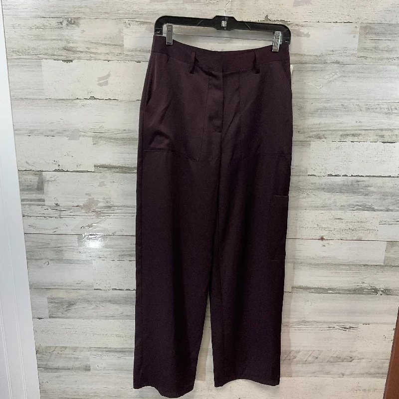 Pants Work/dress By Topshop In Purple, Size: 6