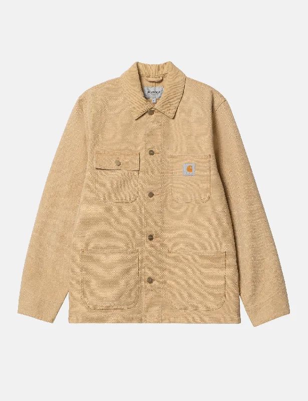 Carhartt-WIP Michigan Coat - Bourbon Brown Aged Canvas