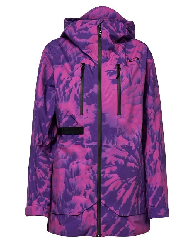 Oakley Juno Shell Snow Jacket - Purple Mountain Td Print