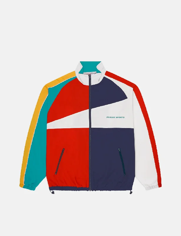 Parlez Leeward Track Top - Red/Blue/White