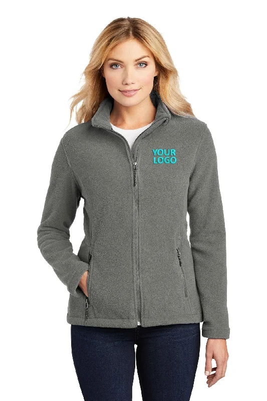 Port Authority Ladies Value Fleece Customized Jackets, Deep Smoke