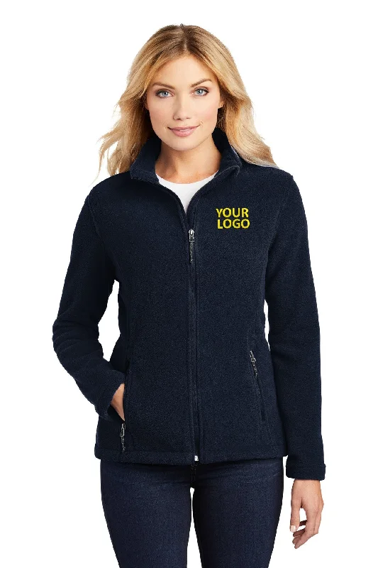 Port Authority Ladies Value Fleece Customized Jackets, True Navy