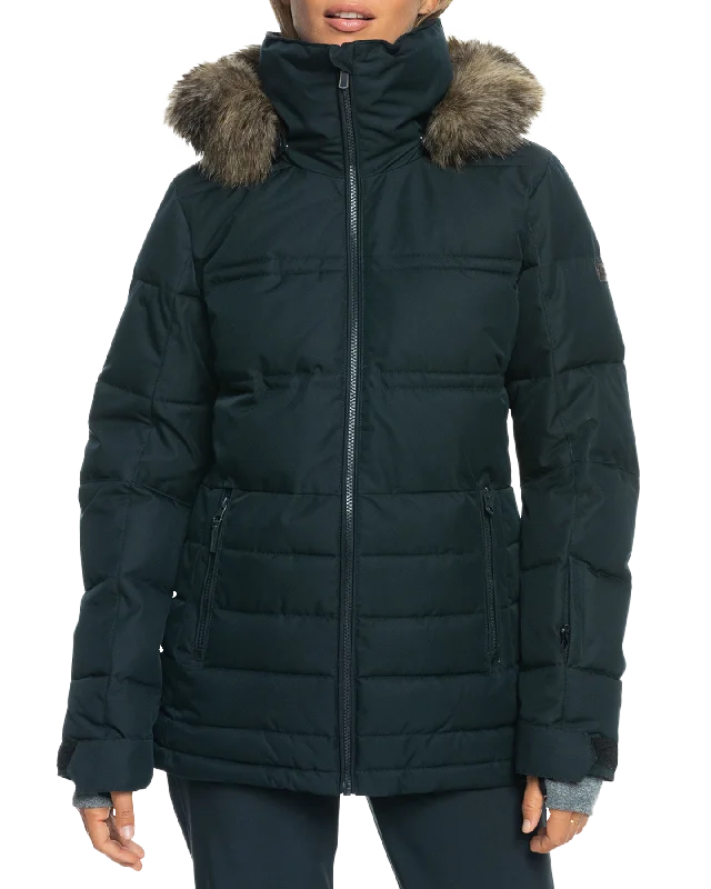 Roxy Women's Quinn Technical Snow Jacket - True Black