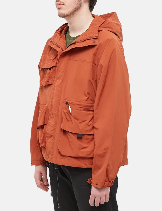 Uniform Bridge M70 Hooded Parka - Dark Orange