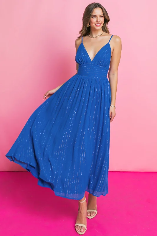 TRUE MEANING THREAD MIDI DRESS