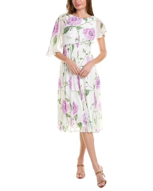 Maison Tara Chiffon Maxi Dress