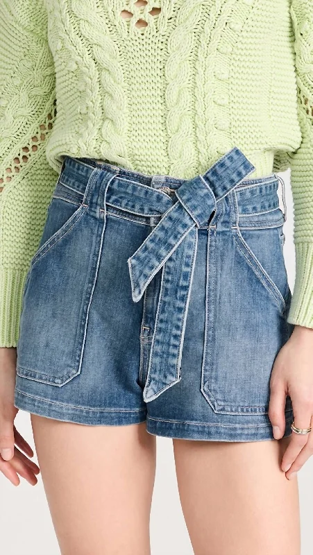 Lovisa Denim Shorts In Tide Down