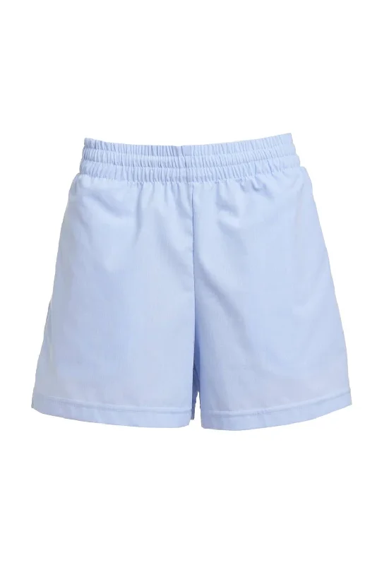 Women's Cotton Isabella Shorts In Sky Blue