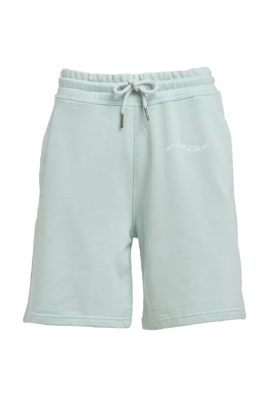 Women's Organic Cotton Shorts In Sky Blue