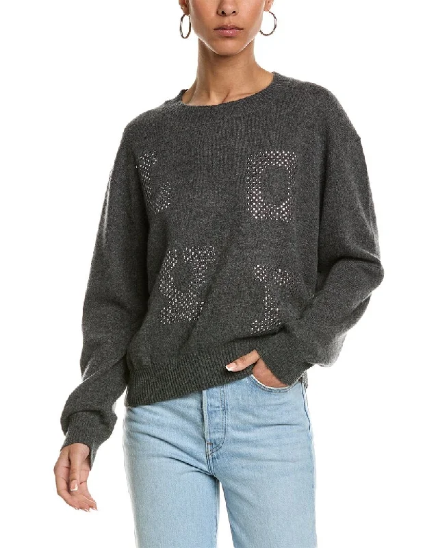 Brodie Cashmere Hot Fix Love Cashmere Sweater