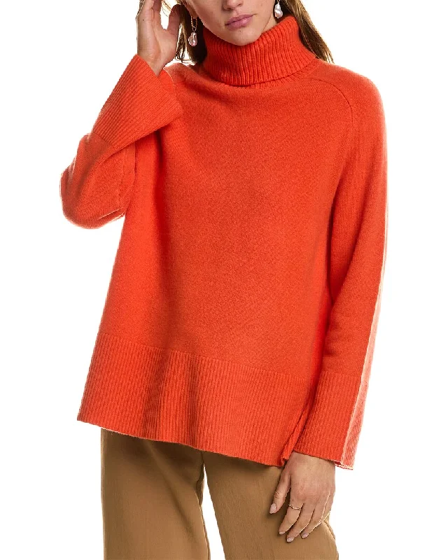 Reiss Edina Relaxed Wool & Cashmere-Blend Roll Neck Sweater