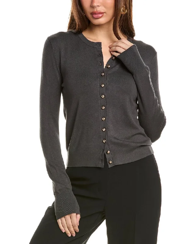 T Tahari Crewneck Cardigan